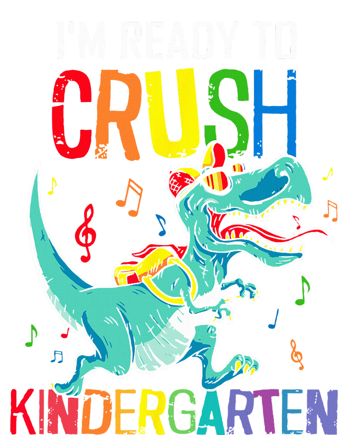 Im Ready To Crush Kindergarten Dinosaur Back To School Ladies Long Sleeve Shirt