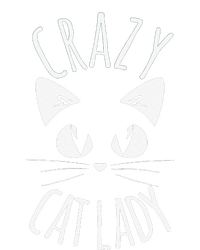 CRAZY CAT LADY Funny Fur Mom Mothers Day Christmas Birthday Cooling Performance Long Sleeve Crew