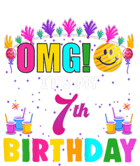 OMG Its My 7th Birthday Cute 7 Year Old Birthday Party Kids Sweatshirt