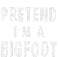 Pretend Im A Bigfoot Costume Funny Halloween Party Kids Long Sleeve Shirt