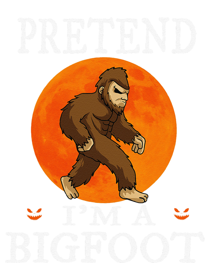 Pretend Im A Bigfoot Funny Cartoon Halloween Costume T-Shirt