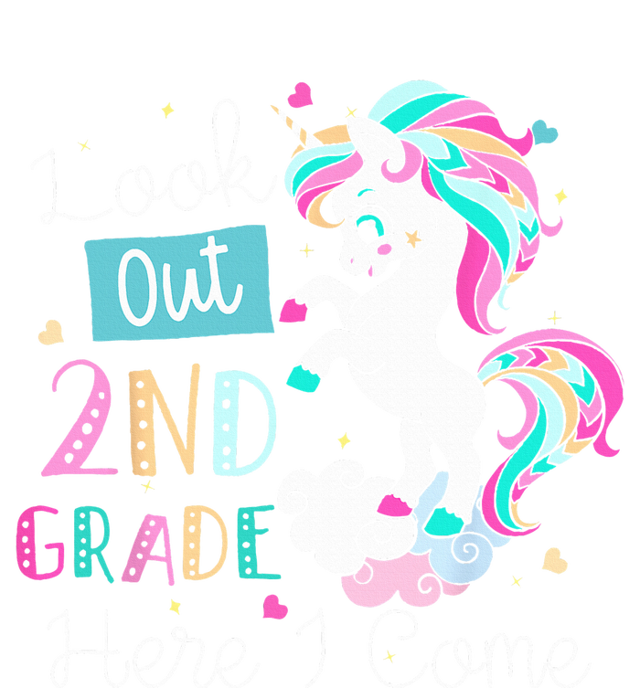 Look Out 2nd Grade Here I Come Unicorn Back To School Hoodie