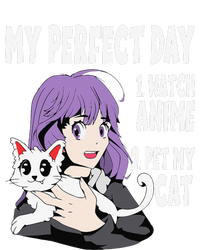 Funny My Perfect Day Anime And Cat Lover For Teen T-Shirt