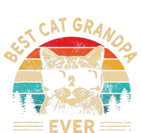 Funny Vintage Best Cat Grandpa Ever Funny Fathers Day Hoodie