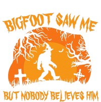 Retro Halloween Bigfoot Saw Me But Nobody Believes Him Gift T-Shirt