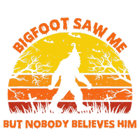 Retro Halloween Bigfoot Saw Me But Nobody Believes Him Sweatshirt