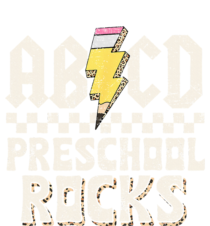 ABCD Preschool Rocks Back To School PreK Teacher Flat Bill Trucker Hat