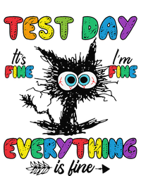 Test Day Funny Stressed Cat Teacher Student Testing Day T-Shirt