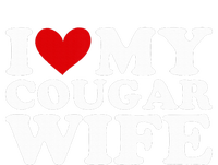 I Love My Cougar Wife I Heart My Cougar Wife Funny Couple T-Shirt