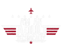 Im An Adult Technically Funny 18th Birthday Tee Valucap Bio-Washed Visor