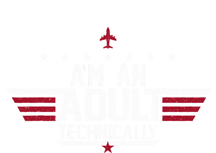 Im An Adult Technically Funny 18th Birthday Tee Valucap Bio-Washed Visor