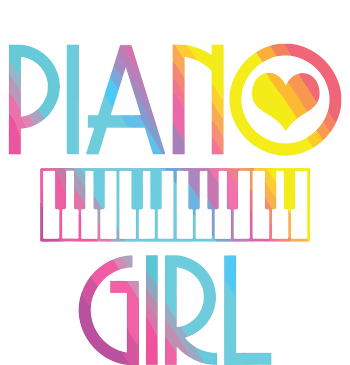 Piano Girl Musical Pianist Keyboard Cute T-Shirt