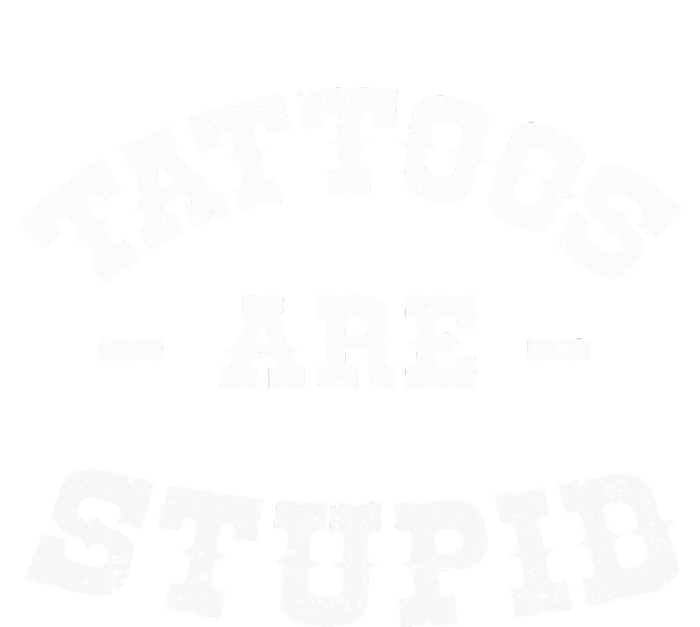 Tattoos Are Stupid Sarcastic Ink Addict Tattooed Western Bella+Canvas Jersey Crop Tee