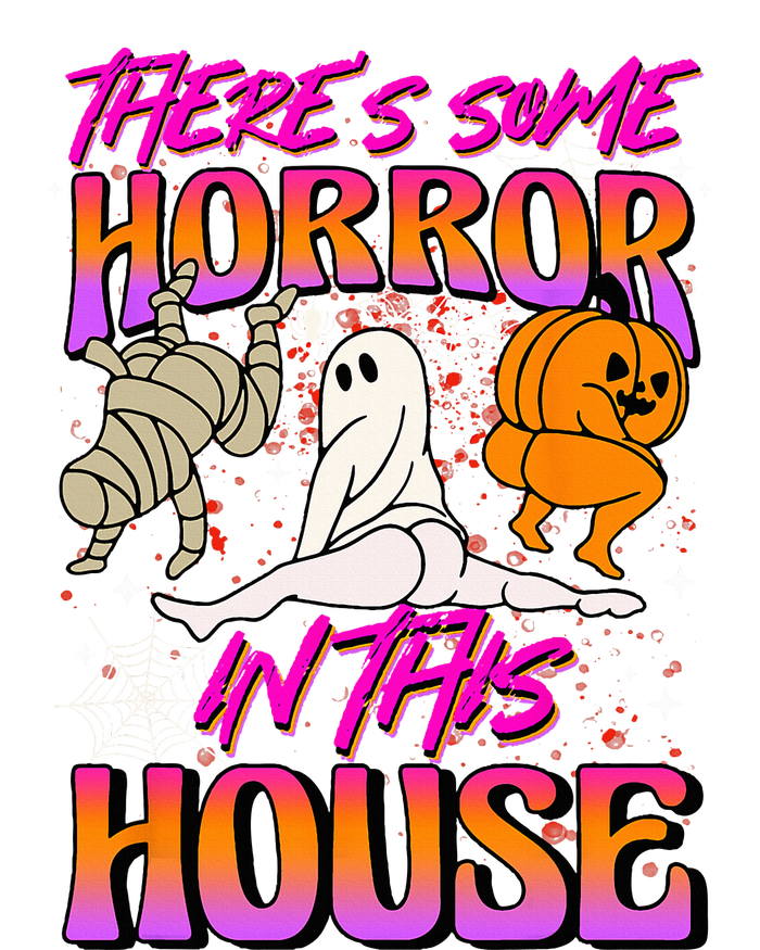 Theres Some Horrors In This House Ghost Pumpkin Halloween T-Shirt