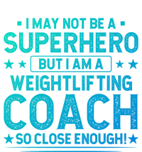 Superhero Weightlifting Coach Funny Weightlifting Coach Gift Hoodie