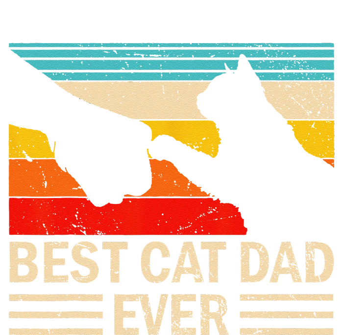 Funny Best Cat Dad Ever Funny Vintage Cat Daddy T-Shirt