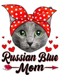 Funny Cute Russian Blue Mom Tee Cat Mom Mothers Day For Funny Softstyle Adult Sport Polo