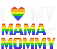 Two Dads LGBT And I Love My Mama And Mommy For Pride Month Baby Long Sleeve Bodysuit