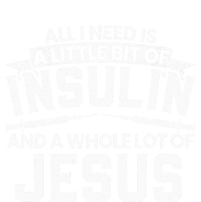 A Little Bit Of Insulin And A Whole Lot Of Jesus Diabetes Tank Top