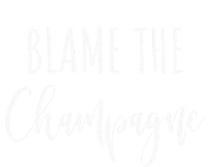 Blame The Champagne Funny Party Drinking Drawstring Bag