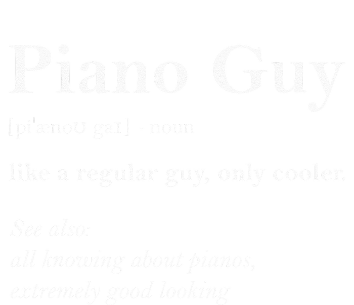 Piano Guy Definition Funny Boy Piano Gift Piano Player Softstyle Adult Sport Polo