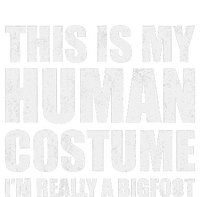 This Is My Human Costume Im Really A Bigfoot Halloween Meme Sustainable Knit Beanie