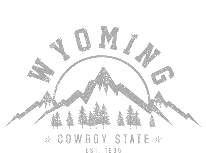 Wyoming The Cowboy State Est. 1890 Vintage Mountains Gift Kids T-Shirt