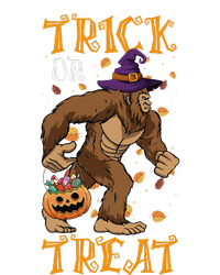 Trick Or Treat Bigfoot & Pumpkin Halloween Costume Day Sweatshirt Cinch Pack Bag