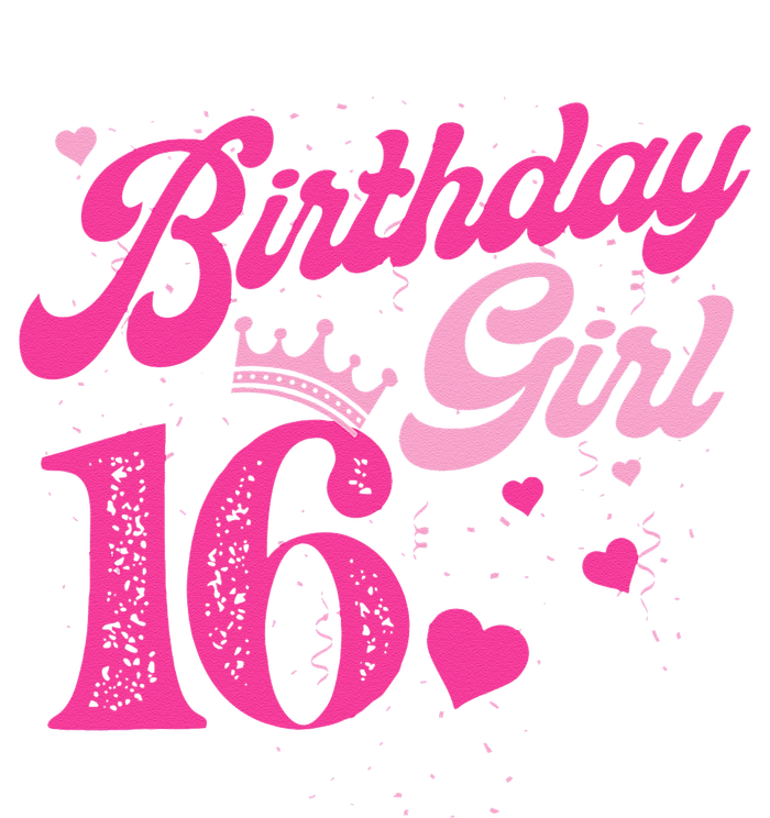 16th Birthday Girl Crown 16 Years Old Bday Women’s Perfect Tri Rocker Tank