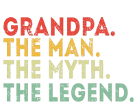 Grandpa The Man The Myth The Legend Fathers Day Gift V-Neck T-Shirt