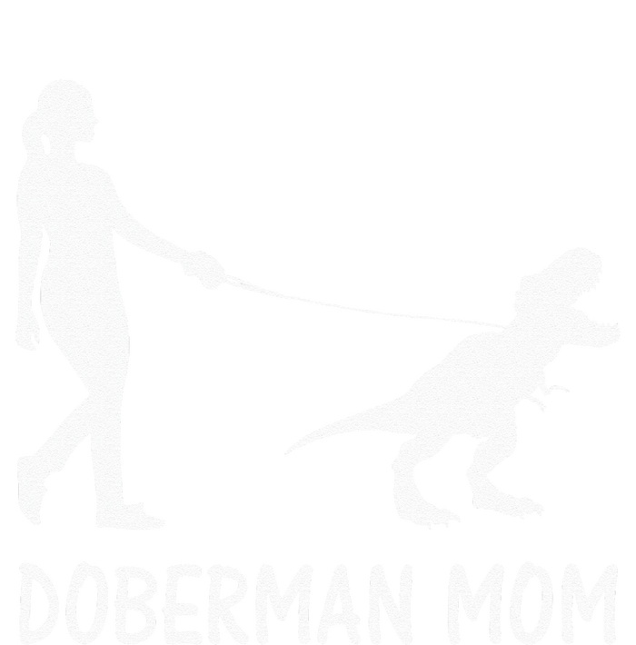 Doberman Mom Dobe Dobie Doberman Pinscher Dog Dinosaur Women T-Shirt