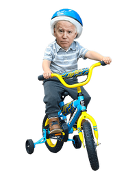 Baby Joe Biden On Tricycle Tall Hoodie