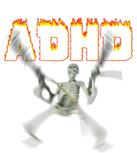 ADHD Skeleton Meme Toddler Hoodie