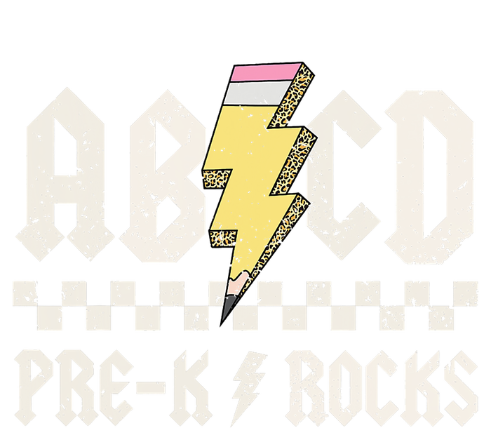 Lightning ABCD Teacher Student Pre K Rocks Back To School Cooling Performance Crew T-Shirt