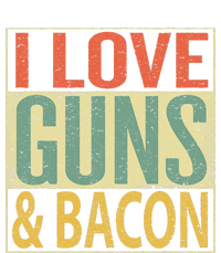 I Love Guns And Bacon Funny Gun Lover Gift Tank Top