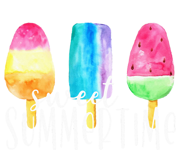 Sweet Summertime Ice Cream Family Vacation Popsicle Beach T-Shirt