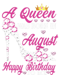 A Queen Was Born In August Happy Birthday To Me High Heel Tote Bag