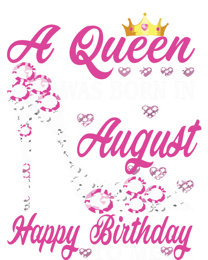 A Queen Was Born In August Happy Birthday To Me High Heel Tote Bag