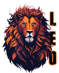 August Birthday Leo Lion Pride Graphic Zodiac Large Microfiber Waffle Golf Towel