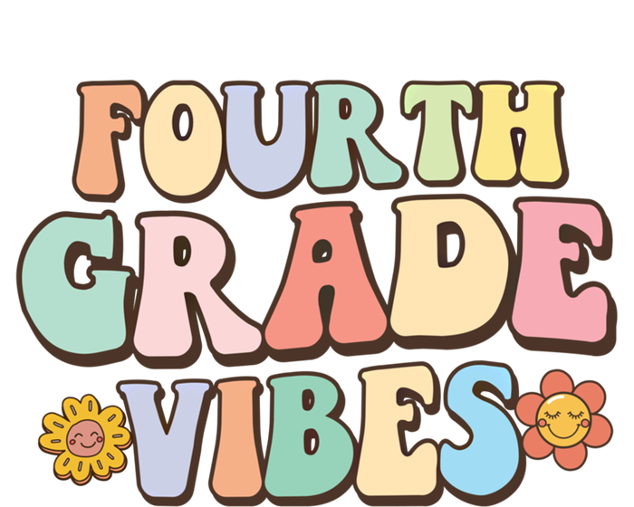 Fourth Grade Vibes Back To School Retro 4Th Grade Teacher Meaningful Gift T-Shirt