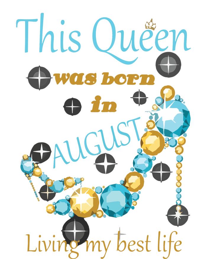 Womens This Queen Was Born In August Shirts Premium T-Shirt