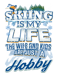 Skiing Husband Funny Funny Gift Women's V-Neck T-Shirt