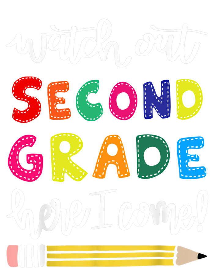 Funny Watch Out Second Grade Here I Come Back To School Gift Pom Pom 12in Knit Beanie