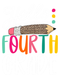 Hello Fourth Grade Leopard Pencil Team 4Th Grade Teacher Meaningful Gift Pom Pom 12in Knit Beanie