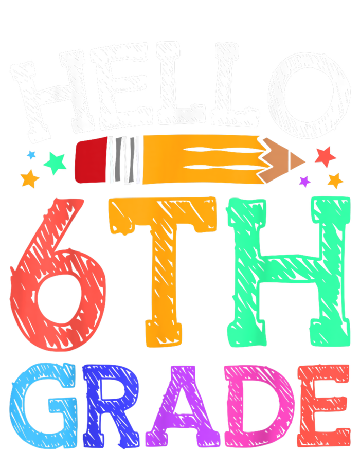 Hello Sixth 6Th Grade Back To School Students Teachers Gift Bumper Sticker