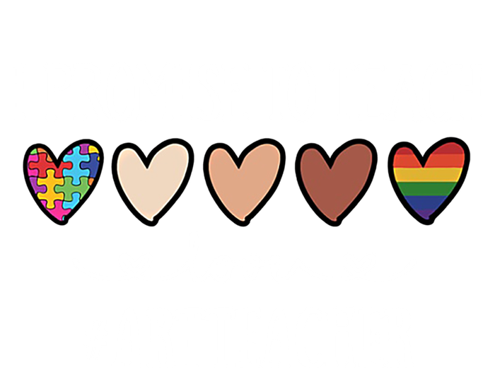 I Promise To Teach Love Art Teacher Heart Gift Premium T-Shirt