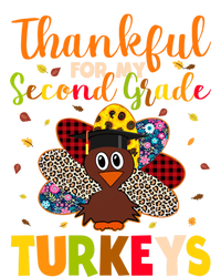 Teacher Thanksgiving Gift Thankful For Second Grade Turkeys Gift T-Shirt