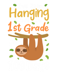 100 Days Of School Sloth 1St Grade Student Cute Gift Women's T-Shirt