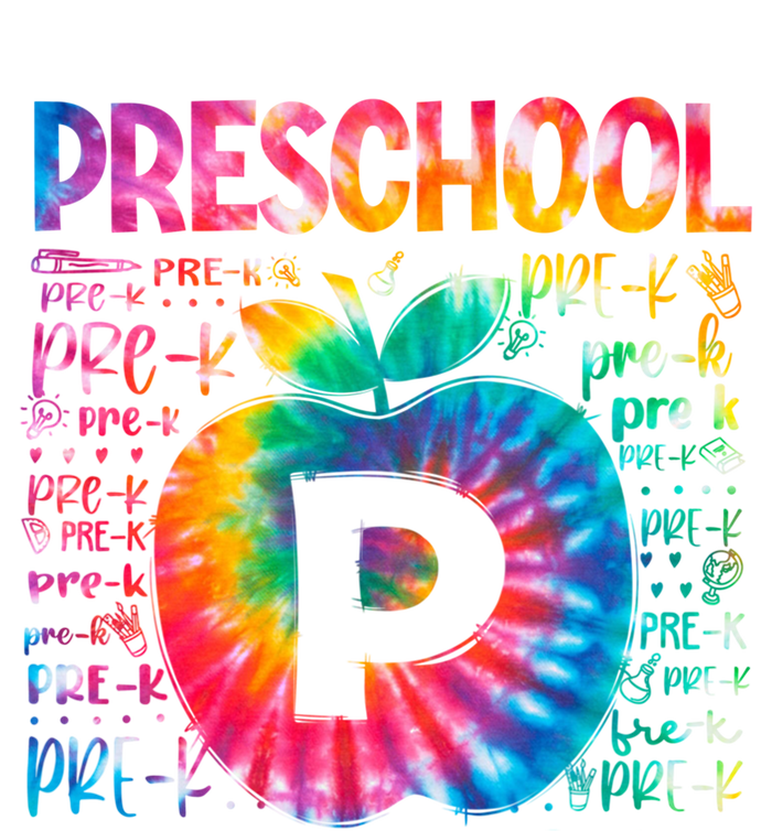 Team Preschool Typography Tie Dye Back To School Teacher Great Gift T-Shirt