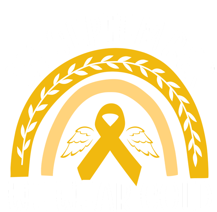 In September We Wear Gold Childhood Cancer Women's Fleece Hoodie